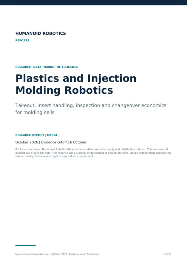 Cover of Plastics and Injection Molding Robotics, edition 2026.10