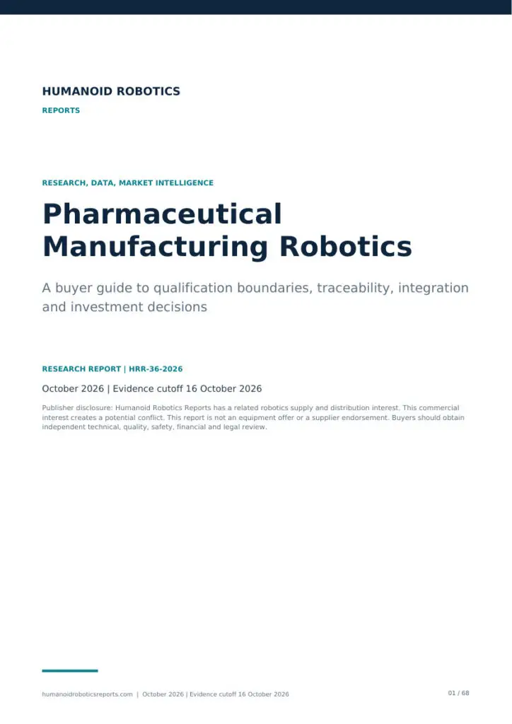 Cover of Pharmaceutical Manufacturing Robotics, edition 2026.10.
