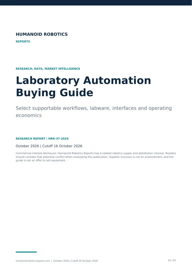 Cover of Laboratory Automation Buying Guide, edition 2026.10.