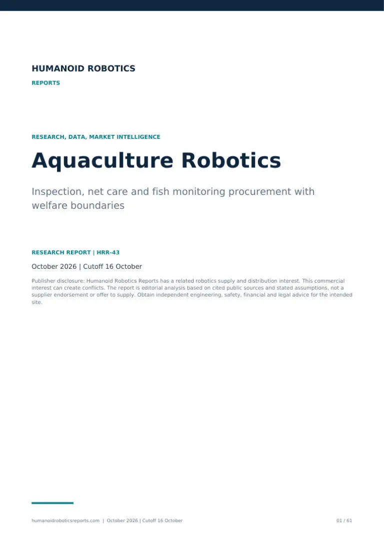 Actual cover of Aquaculture Robotics, edition 2026.10.